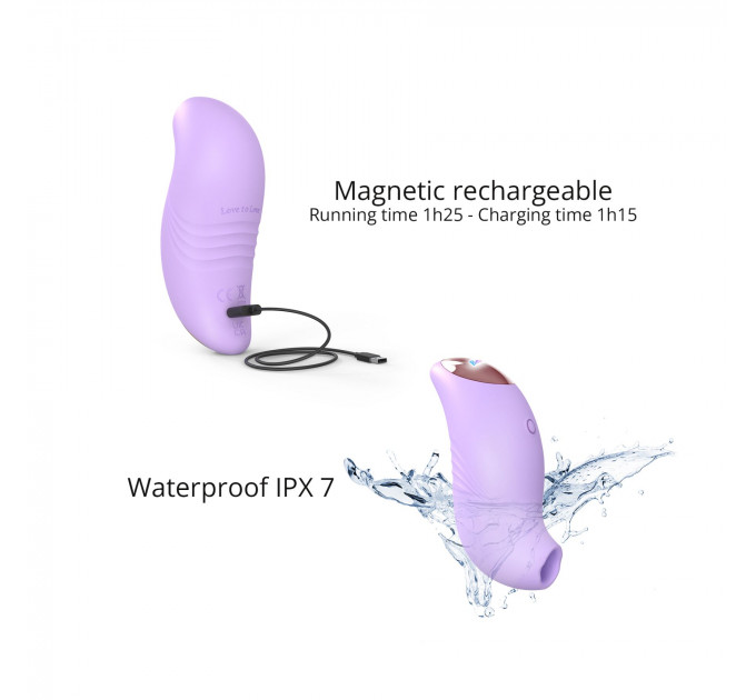 Вакуумный клиторальный стимулятор Love To Love BELIEVER – VIVA MAUVE