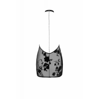 Сукня Noir Handmade F313 Mythos, 3XL, black, прозора, міні, відкрита спина, декор зі стразів — Переглянути зображення 6