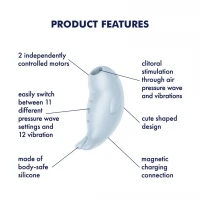 Вакуумний кліторальний стимулятор з вібрацією Satisfyer Seal You Soon, 2 незалежні мотори — Переглянути зображення 6