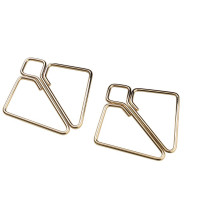 SX0844 Затискачі для сосків з важкою підвіскою LOCKINK Nipple Clamps with Heavy Pendant, золотисті