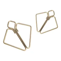 Затискачі для сосків з важкою підвіскою LOCKINK Nipple Clamps with Heavy Pendant, золотисті — Переглянути зображення 3