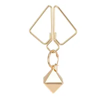 Затискачі для сосків з важкою підвіскою LOCKINK Nipple Clamps with Heavy Pendant, золотисті — Переглянути зображення 8