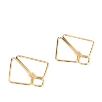 Затискачі для сосків з важкою підвіскою LOCKINK Nipple Clamps with Heavy Pendant, золотисті — Переглянути зображення 7