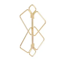 Затискачі для сосків з важкою підвіскою LOCKINK Nipple Clamps with Heavy Pendant, золотисті — Переглянути зображення 9