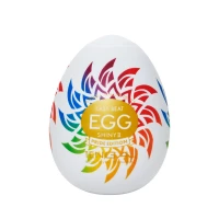 Мастурбатор-яйце Tenga Egg Shiny II Pride Edition, щільний TPE, пробник лубриканту 5 мл, лімітована серія — Переглянути зображення 1