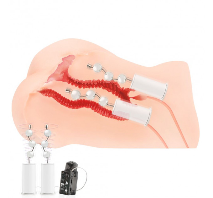 Мастурбатор Kokos 002 Hanna ONAHOLE Real Vagina 2WayPlus з функцією масажу та вібрацією