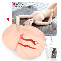 Мастурбатор Kokos 002 Hanna ONAHOLE Real Vagina 2WayPlus с вибрацией и массажем — Просмотреть изображение 7