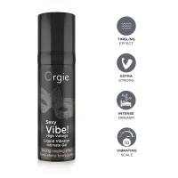 Рідкий вібратор Orgie Sexy Vibe! High Voltage, 15 мл, ефект мурашок + дуже потужна вібрація — Переглянути зображення 3