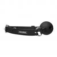 Повітропроникний кляп із силіконовою кулькою Punishment – Silicone Ball Gag – Black — Переглянути зображення 2