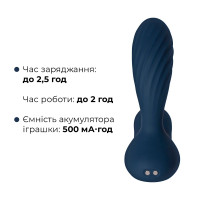 Интерактивный массажер простаты и вибратор точки G Svakom Vick Neo 2, подогрев, поворот ствола, пульт ДУ — Просмотреть изображение 8