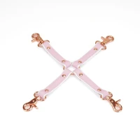 Хрестовина Liebe Seele White &amp; Pink Leather Hogtie — Переглянути зображення 1