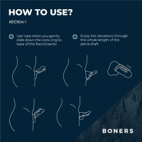 Эрекционное кольцо Boners Cockring &amp; Ball Stimulator — Просмотреть изображение 13