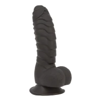 Фалоімітатор ADDICTION Ben 7&quot; Dildo With Balls Black, віброкуля в подарунок — Переглянути зображення 1