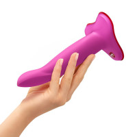 Фаллоимитатор Fun Factory LIMBA FLEX M Magenta, гибкий, с эффектом памяти, подходит для точки G