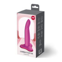 Фалоімітатор Fun Factory LIMBA FLEX M Magenta, гнучкий, з ефектом пам’яті, підходить для точки G — Переглянути зображення 3