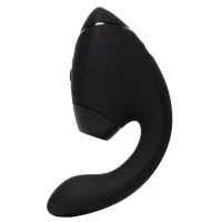 Подвійний вакуумний кліторальний стимулятор з вібрацією Womanizer Next Duo - Black — Переглянути зображення 2