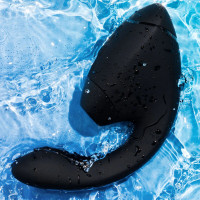 Подвійний вакуумний кліторальний стимулятор з вібрацією Womanizer Next Duo - Black — Переглянути зображення 10