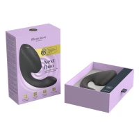 Подвійний вакуумний кліторальний стимулятор з вібрацією Womanizer Next Duo - Black — Переглянути зображення 10