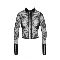 Блуза Noir Handmade F377 Noirelle Lace Button-up Shirt S — Переглянути зображення 5