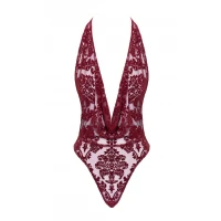 Боді Noir Handmade F386 Kink Royal cascade bodysuit M — Переглянути зображення 7