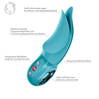 Вибратор для клитора Fun Factory VOLTA Aquamarine, гибкий двойной кончик — Просмотреть изображение 6