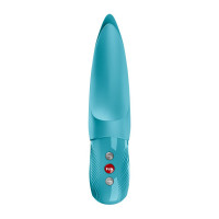 Вибратор для клитора Fun Factory VOLTA Aquamarine, гибкий двойной кончик — Просмотреть изображение 4