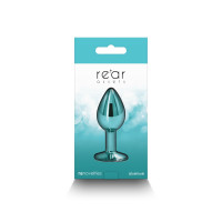 Анальна пробка NS Novelties Rear Assets - Small - Teal — Просмотреть изображение 4