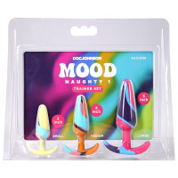 Набор анальных пробок Doc Johnson Mood Naughty 1 Kaleidoscope Trainer Set — Просмотреть изображение 5