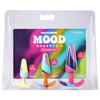 Набір анальних пробок Doc Johnson Mood Naughty 1 Kaleidoscope Trainer Set — Просмотреть изображение 8