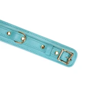 Нашийник з повідцем Liebe Seele Blue Lamb Leather Collar with Velvet Lining — Переглянути зображення 7