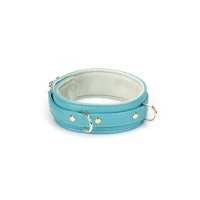 Нашийник з повідцем Liebe Seele Blue Lamb Leather Collar with Velvet Lining — Переглянути зображення 2
