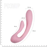 Вібратор Adrien Lastic G-wave вагінально-кліторальний, 2 мотори, універсальний — Переглянути зображення 2