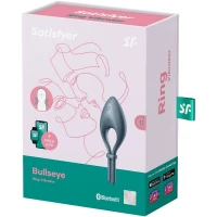 Ерекційне смарт-віброкільце ласо з регулюванням розміру Satisfyer Bullseye Dark Blue — Переглянути зображення 3