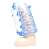 Мастурбатор Fleshlight Fleshskins Grip Blue Ice, надійна фіксація на руці, відмінно для пар та мінета — Переглянути зображення 2