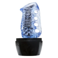 Мастурбатор Fleshlight Fleshskins Grip Blue Ice, надійна фіксація на руці, відмінно для пар та мінета — Переглянути зображення 3