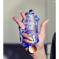 Мастурбатор Fleshlight Fleshskins Grip Blue Ice, надежная фиксация на руке, отлично для пар и минета — Просмотреть изображение 7