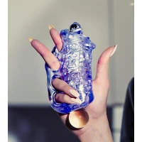 Мастурбатор Fleshlight Fleshskins Grip Blue Ice, надійна фіксація на руці, відмінно для пар та мінета — Переглянути зображення 7