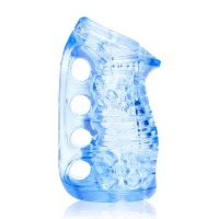 Мастурбатор Fleshlight Fleshskins Grip Blue Ice, надійна фіксація на руці, відмінно для пар та мінета — Переглянути зображення 1