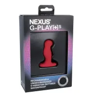 Вібромасажер простати Nexus G-Play Plus S Red, макс діаметр 2,3 см, перезаряджуваний — Переглянути зображення 4