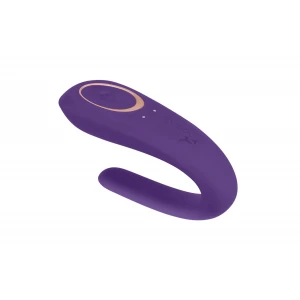 Вібратор для пар Satisfyer Double Classic Violet з одним моторчиком