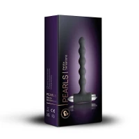 Анальний вібратор Rocks Off Petite Sensations — Pearls Black — Переглянути зображення 2