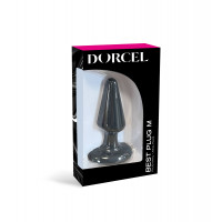 Анальная пробка Dorcel Best Plug M мягкий soft-touch силикон, макс. диаметр 4,1см