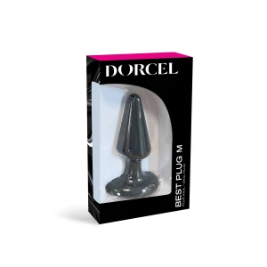 Анальна пробка Dorcel Best Plug M м'який soft-touch силікон, макс. діаметр 4,1см