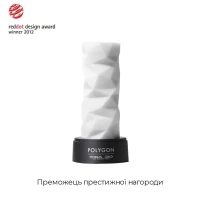 Мастурбатор Tenga 3D Polygon, дуже ніжний, з антибактеріального еластомеру зі сріблом — Просмотреть изображение 3
