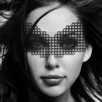 Маска на обличчя Bijoux Indiscrets - Erika Mask, вінілова, клейове кріплення, без зав'язок — Переглянути зображення 2