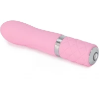Розкішний вібратор PILLOW TALK - Flirty Pink з кристалом Swarovski, гнучка головка — Переглянути зображення 6
