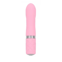 Розкішний вібратор PILLOW TALK - Flirty Pink з кристалом Swarovski, гнучка головка — Переглянути зображення 1