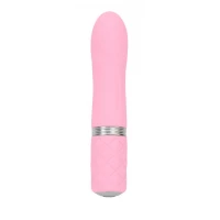 Розкішний вібратор PILLOW TALK - Flirty Pink з кристалом Swarovski, гнучка головка — Переглянути зображення 2