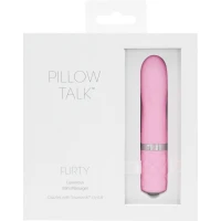 Розкішний вібратор PILLOW TALK - Flirty Pink з кристалом Swarovski, гнучка головка — Переглянути зображення 8