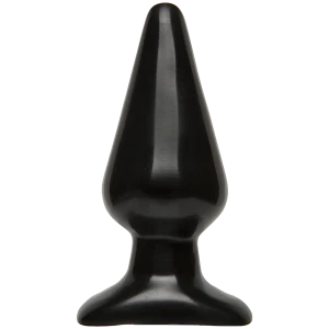 Анальна пробка Doc Johnson Smooth Classic Large - Black, макс. діаметр 5,7 см